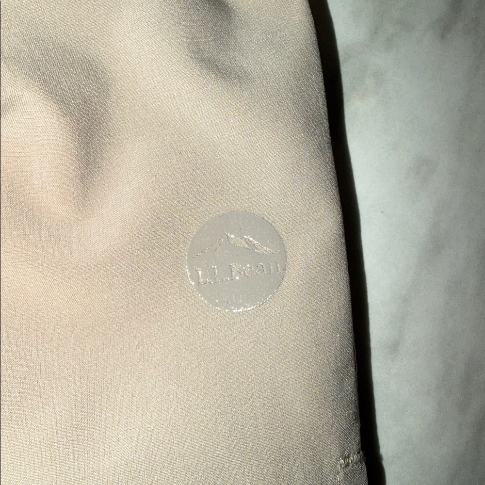 LL BEAN Women's VentureStretch Woven Ankle Pants Shore Sand tan LIKE NEW 1X PLUS - Picture 5 of 6